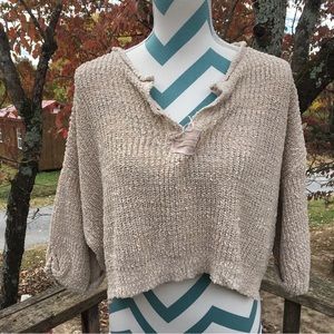 Illa Illa | Boho Cropped Sweater Top